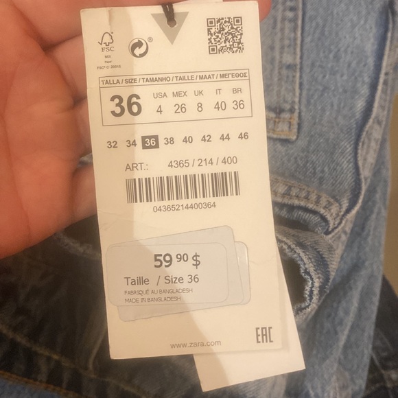 Zara baggy cargo jeans - Picture 3 of 3